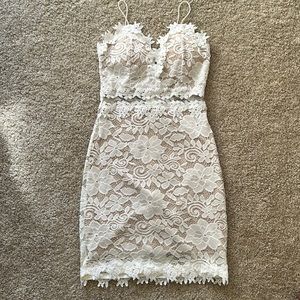 Windsor White Lace Dress